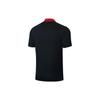 Li Ning Table Tennis Rookie Series Logo Half Button Polo Shirt Unisex Polo Shirts Black AAYT033-4
