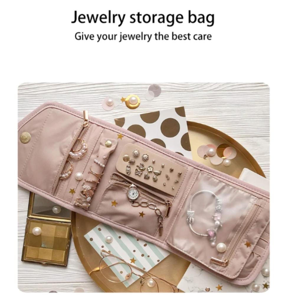 Packing Bag Jewelry Case Organizer Foldable Journey Storage Bags  Girlfriend Gift