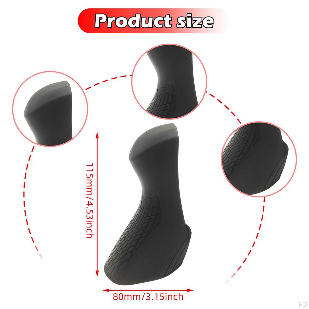 2 Stück Fahrrad Schalthebelabdeckungen Rennrad Bremshebelhauben für R2000/R3000 Zubehör Rutschfest