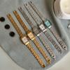 Luxury Retro Small Square Watch For Women, Korean Style, High-Value Bracelet Quartz Watch, Premium Selection, Women'S Gift