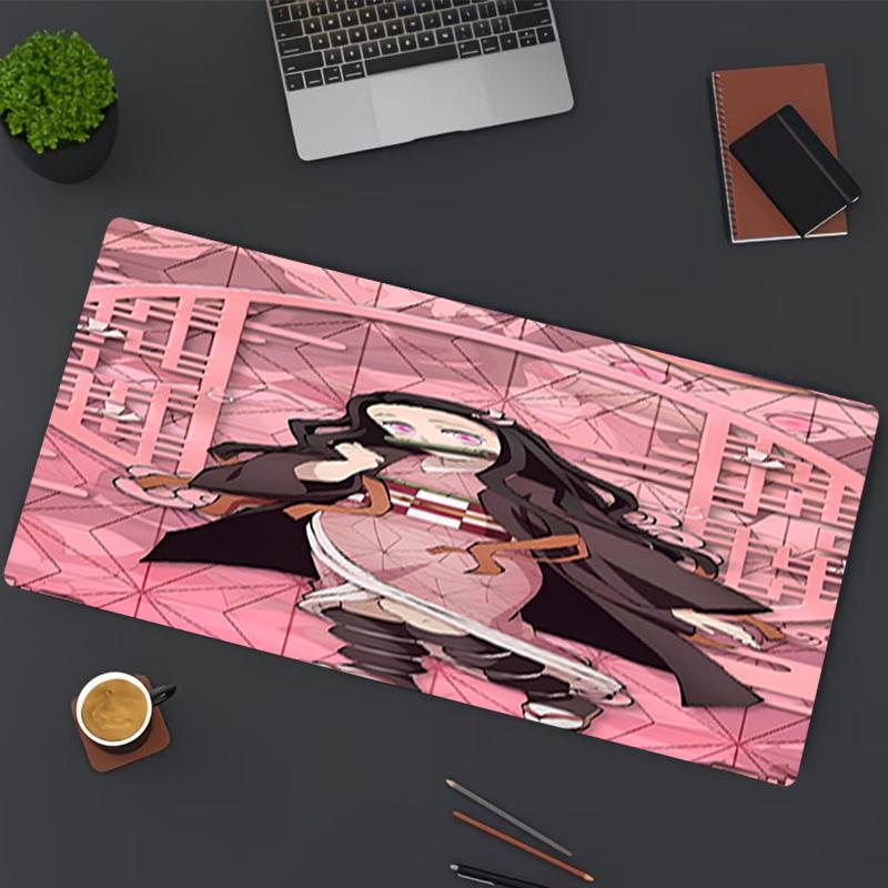 Demon Slayer Print Mouse Pad, for Keyboard Pad Laptop PC Mat for Office Home Use, Desk Decor, Perfect Birthday Gift for Gamers