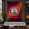 Arazzo da Parete Personalizzato, Testo Personalizzato Southampton FC, Tessuto Morbido Arte da Parete Per Decorazione Interna
