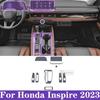 For Honda pire -2024 Car Interior Center Console Transparent TPU Protective Film Anti-scratch Sticker
