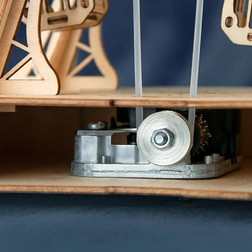 ROBOTIME Rolife Ferris Wheel 3D Wooden Puzzle Music Box TGN01