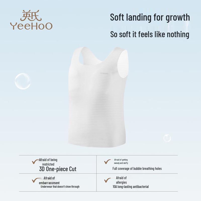 YEEHOO Girls' Antibacterial Mesh Training Bra Vest