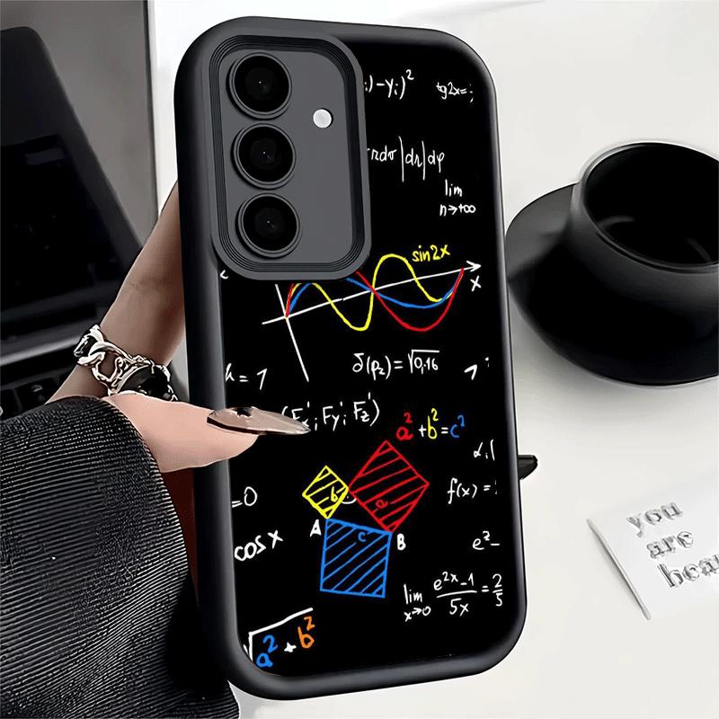 Physics Chemical Mathematics Soft Phone Case for Samsung Galaxy A17 A16 A26 A36 A56 A15 A25 A35 A55 A14 A24 A34 A54 A13 A23 A33