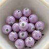1Pc 16Mm Round Acrylic Big Hole Billiards Ball Loose Spacer Beads For Jewelry Making Diy Handmade Bracelet Findings
