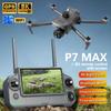 Original P7 MAX High-end Professional GPS Drone 8K with Screen Remote Control Brushless 5G WIFI 360° Intelligent Obstacle Avoidance RC Quadcopter Toy