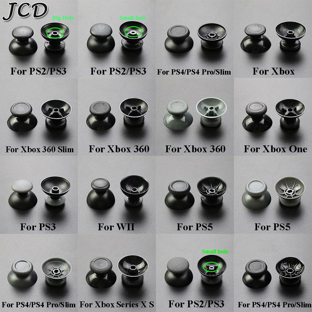JCD 10 ST Ersättning 3D Analog Tumme Stick Tumme Svampgrepp Kåpa för PS2 PS3 PS4 Pro Slim PS5 Xbox One 360