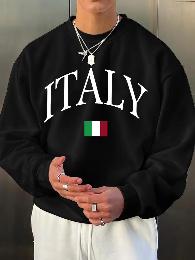 Men's Easy And Stylish Design Featuring Italian Patterns, Suitable for Teams, Casual Wear, And Perfect for Travel, Vacations, Outdoor Camping