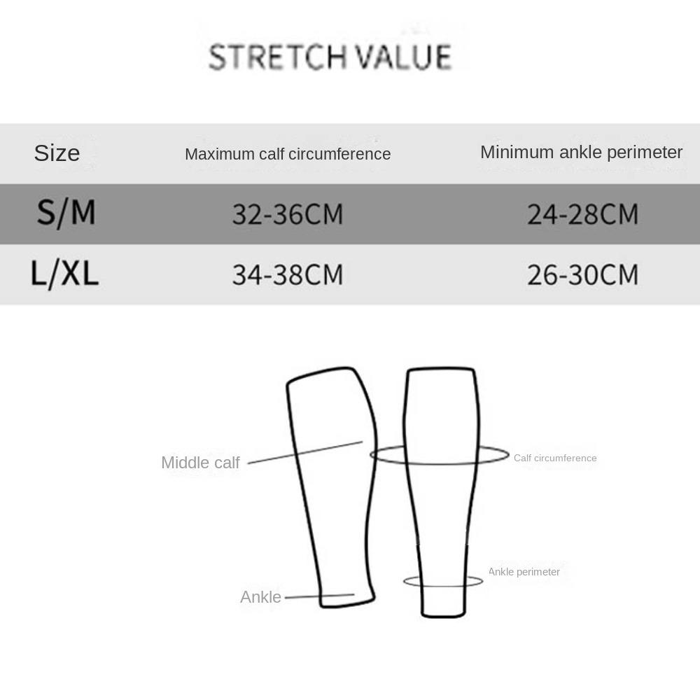1 Pair Leg Cover Compression Leg Sleeves Breathable Sports Sock Sleeves  Running