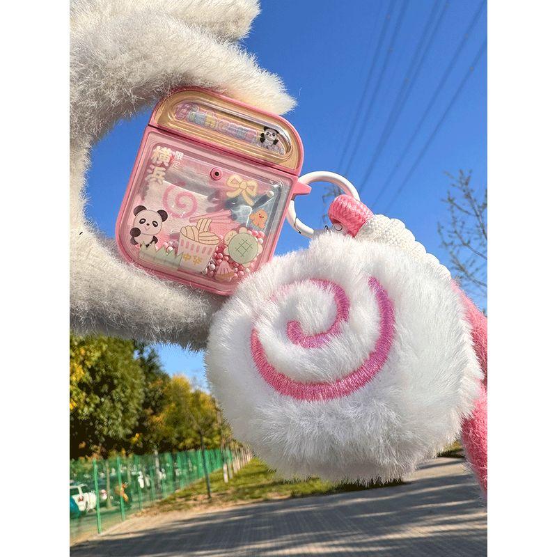 

Чехол для наушников Beads Quicksand с мягким кулоном в виде рыбки, подходит для Airpods3 1/2 поколения, Pro2, чехол для наушников Apple в японском стиле AirPods1/2 generation