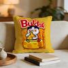 Kwaii Anime BBuldak RameSn Cushion Cover Short Plush Pillowcase for Bed Sofa Carwashable