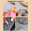 Pack of 4 Crosses Stitching Seam Ripper Featuring Wood Handle for Thread Removal and Comfortable Ergonomic Grip