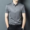 Short Sleeve Shirt Men's Summer Lapel Collar Business Casual Versatile Top