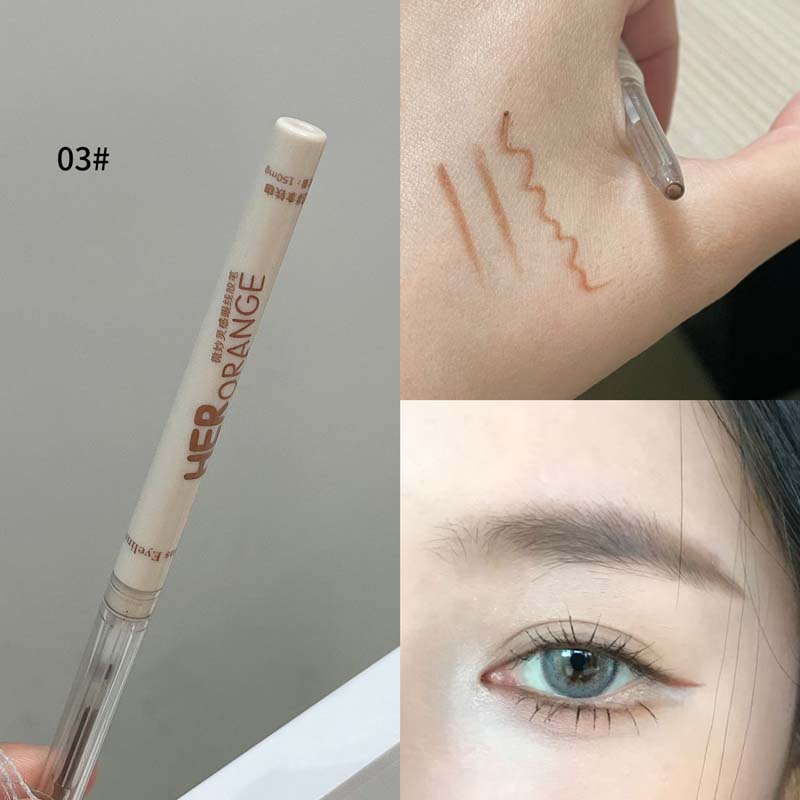 

Herorange Subtle Inspiration Eyeliner Gel Pen Waterproof Non-Smudging Long-Lasting Eye Shadow Pen Beginner Eyeliner Pen 150 Milligrams