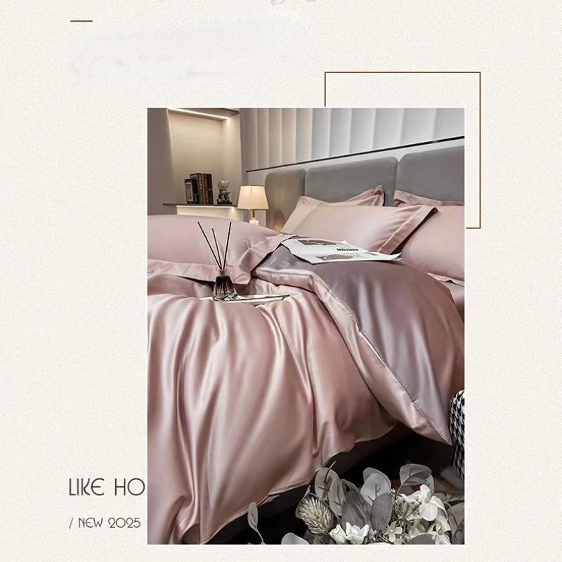 Class A 200 Thread Count Long Staple Cotton Four Piece Set Pure Cotton Bed Sheet Quilt Cover Four Seasons Light Luxury Nantong Bedding