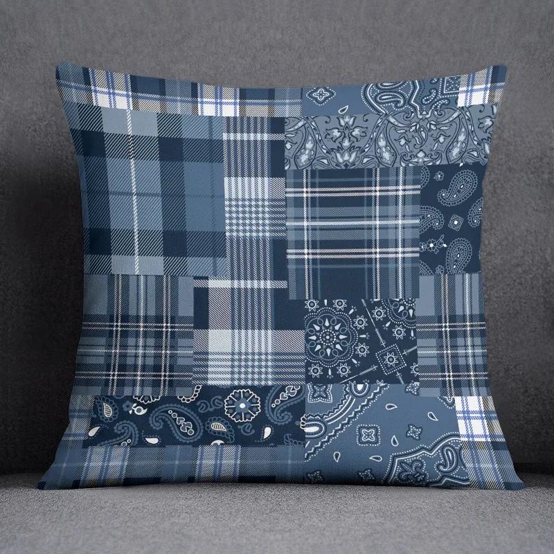 Bomisian Muster Kollektion Kissen Geschenk Heim Büro Dekor Schlafzimmer Sofa Auto Kissenbezug Hülle