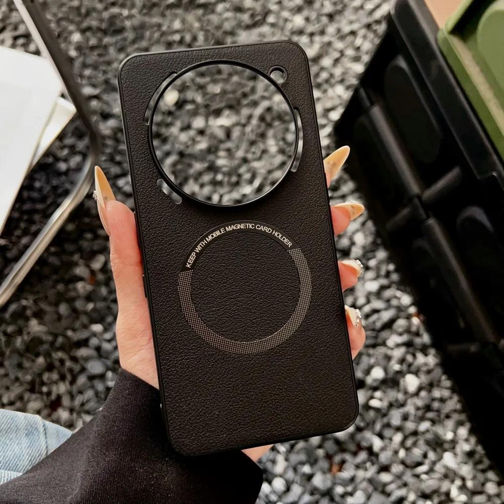 For Nothing Phone 3A Pro Case for Magnetic PU Leather Wireless Charging Protective Phone Case for Nothing Phone 3A Shell Nothing Phone 3A pro