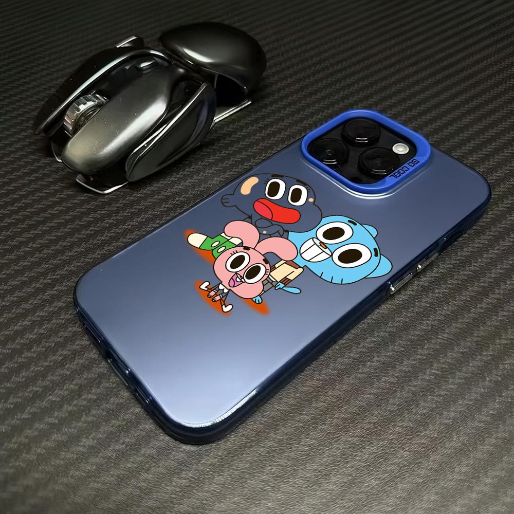 Magical World Gumball Phone Case For iPhone 17 16 15 14 13 12 11 Mini Pro Max X XR XSMAX 8 7 Air Plus Anti Fall Matte Back Cover