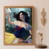 Snow White Diamond Painting Kit 5D DIY, Suitable for Beginners and Craft Lovers, Interior Space Decoration