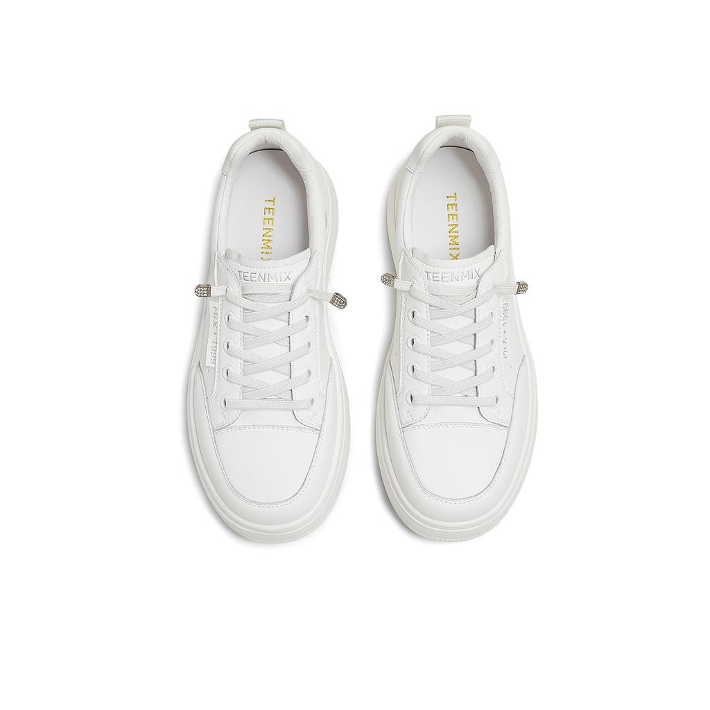 Tianmei Yi 2025 Autumn New Style Women's White Shoes BL351CM5
