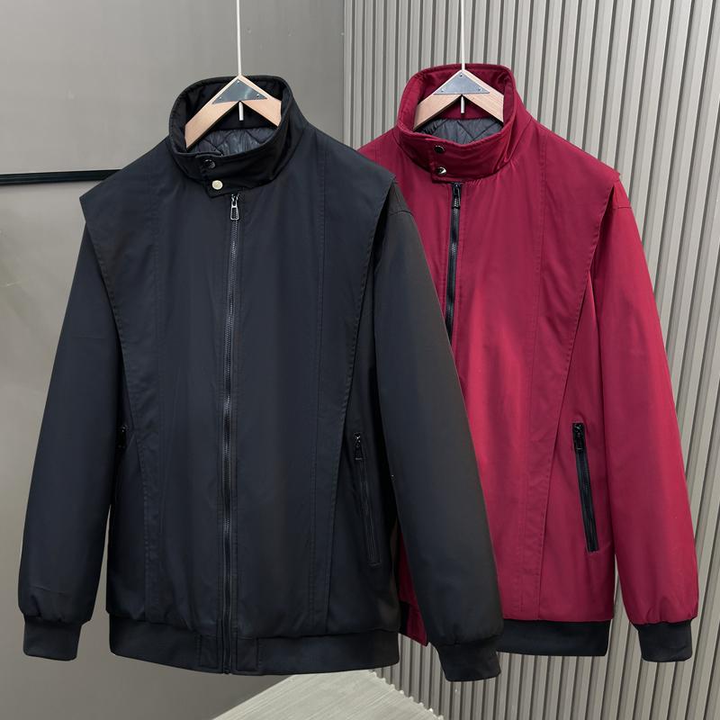 Plus Size 5XL-11XL Autumn Winter Warm Jackets for Men Thick Outerwears Casual Long Sleeve Tops Oversize Men's Coat