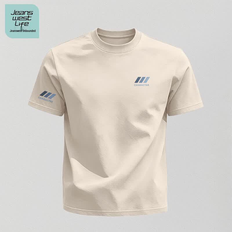 JEANSWEST LIFE Men s Pure Cotton American Casual T-shirt M