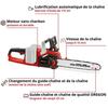 Einhell professional tronçonneuse sans fil gp-lc 36/35 li- solo pxc (36v, coupe 33cm) livré sans batterie ni chargeur