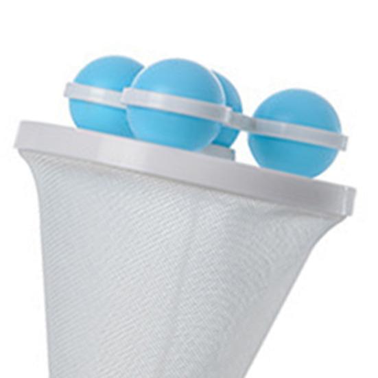 6Pcs Washing Machine Filter Mesh Bags Hair Remover Easy To Use Reusable Floating Hair Lint Catcher Laundry Lint Fur Remover