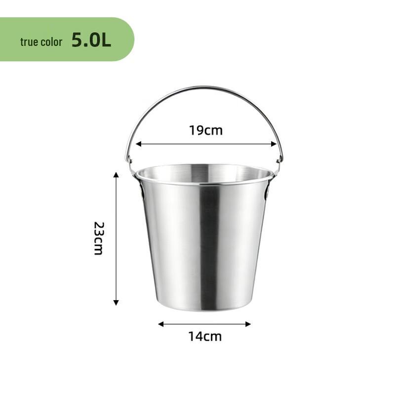 Tragbarer Eisbehälter aus 304 Edelstahl
