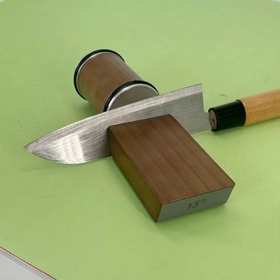 Rolling Knife Sharpener Magnetic Knife Holder Diamond Sharpening Stone Kit with 15 and 20 Degrees Angle Roller Kitchen Accessory