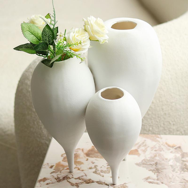 Einfache unregelmäßige Kunst Ballon Vase Dekoration Wohnzimmer Trockenblume Blumenarrangement kreative Hause Eingang weiche Dekoration