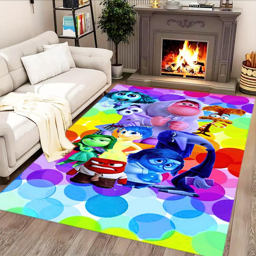 Inside Out Emotions Adventure for Living Room Rug, Bedroom, Study Room, Hallway Decoration, Perfect for Home Decoration or Holiday Gifts
