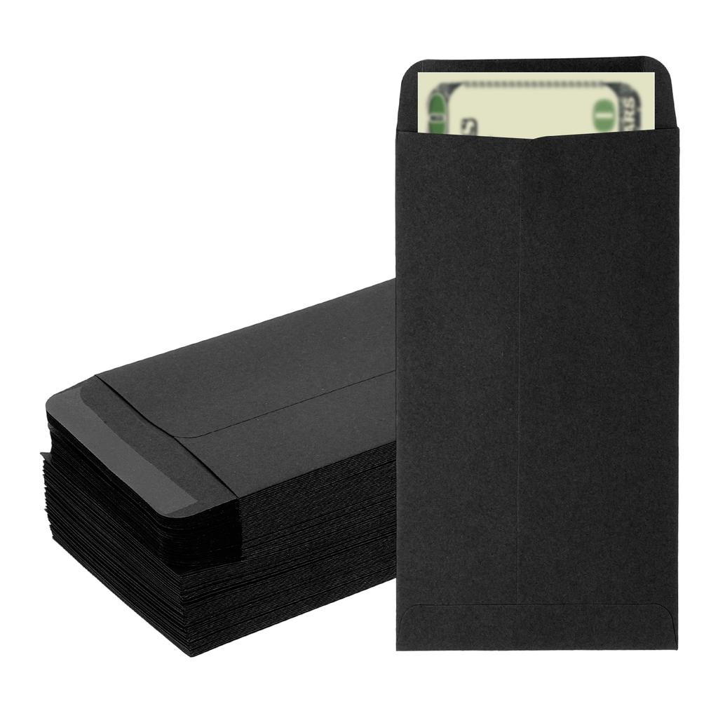 100 Stück 16,5x8,89cm Leere Geldpapierumschläge Geschenkkarte Verpackungsumschlag Bargeldumschläge Geldhaltertaschen für Schecks Tickets