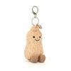 Jellycat Amuseable Peanut Bag Charm, 4.5 Inch - Food Plush Keychain - Great Gift Idea