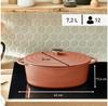 Cast Iron Saute Pan Tefal E26006 Lov 34x26 Cm Terracotta (E2600604)