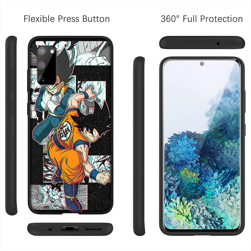 Cover for iPhone 17 16 15 Xiaomi Poco X7 Redmi Note 14 13 12 11 Pro Max 16e Samsung Galaxy S25 S24 S23 Huawei Goku Dragon Ball Z DragonBall Phone Case