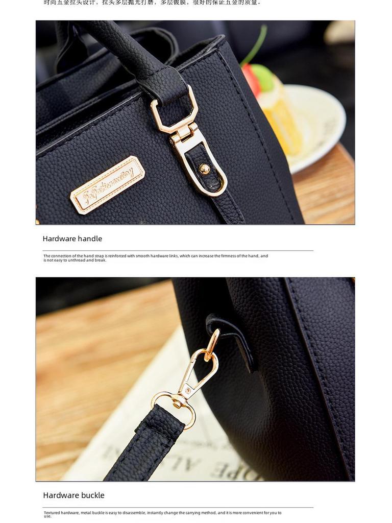 2023 European/American Fashion Fur Ball Shoulder Bag for Women - Double-Layer, Large Capacity, Versatile Messenger Bag