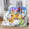 Japane Cartoon D-Digimon Throws Blanket Sofa Hiking Picnic Super Soft Quilt Bed Thermal Cute Anime Flannel Blanket Birthday Gift