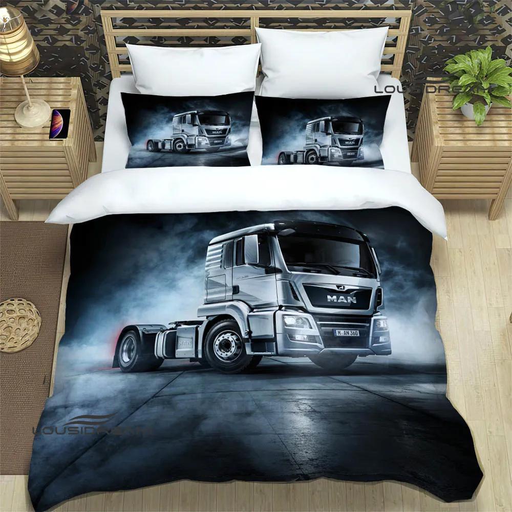 3D Cilvēka kravas auto Retro apdrukāti
