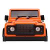 RC Car Body Shell with Connecting Rod 144mm Wheel Base RC Car Shell Spare Parts for 1 16 1 24 Climbing Car Orange