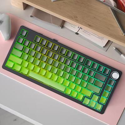 Mechanische Tastatur Bluetooth-Kompatibel/2,4G/Typ-c Verdrahtete Drei-modus Verbindungen Volle-schlüssel Hot-swap 81 Tasten Tastatur