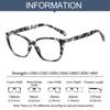 Ochelari de lectură pentru femei de modă Ochelari de citire din rășină cu lumină anti-albăstruie Ochelari prezbiopi cu mărire +1,0 ~+4,0