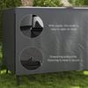 Patio 3 Seater Swing Chair Bench Cover Outdoor Garden Furniture Rain Protection Cover Protector Waterproof Anti-UV, 215L X 155W X 150Hcm, Dark Grey