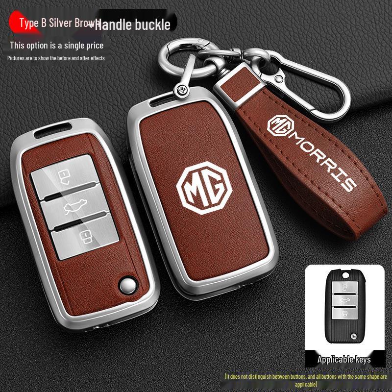 Compatible Key Case Shell for MG MG6, MG5, ZS, HS, Roewe Cars
