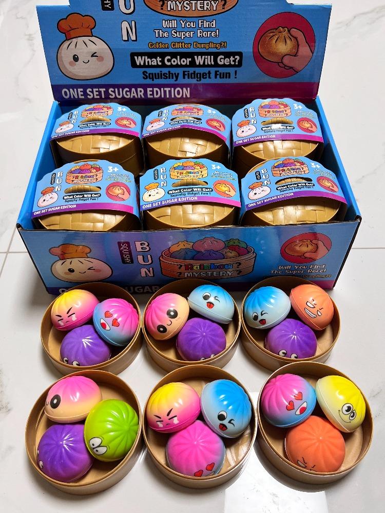 Zucker Edition Squishy Mystery Brötchen Spielzeug Farbe Langsam Rückprall Knödel Stressabbau Kneten Fidget Spielzeug Kinder Schreibtisch Dekoration Geschenk