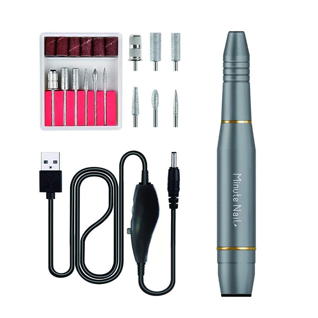 Nail Machine with 6 Gel Nail Removal 16500 rpm Speed for Home Nail Professional Nail Suitable for Home and Salon Use Bits, Speed, Adjustment,