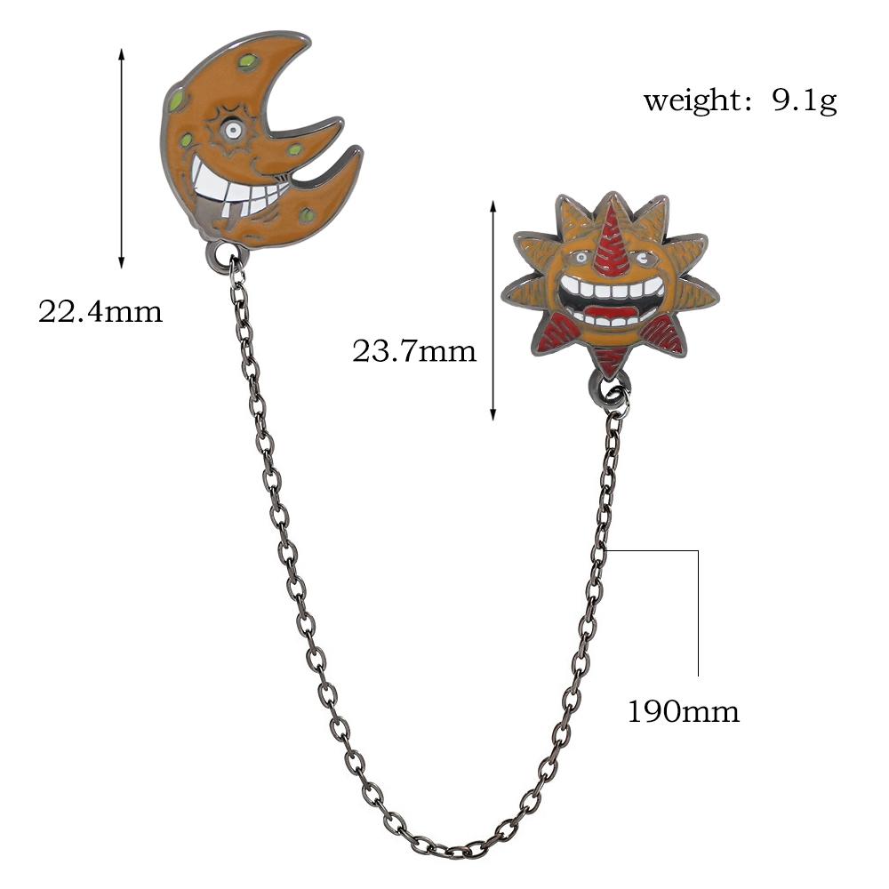 Anime Soul Eater Halskette Totenkopf Metall Anhänger Abzeichen Cosplay Requisiten Für Frauen Männer Fans Schmuck Zubehör Anhänger Geschenke