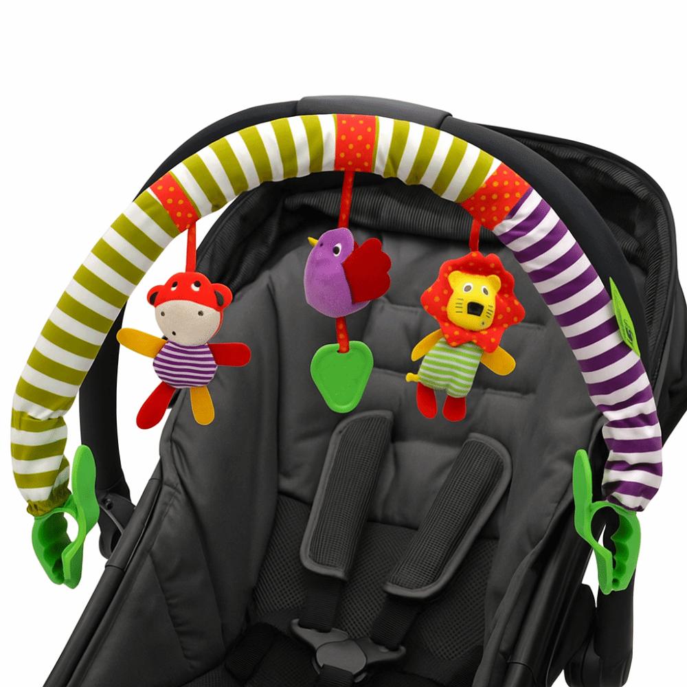 Early Education Crib Rattles Music Plush Toys Baby Sensory Hanging Rattles  Bebe Babies Toddlers